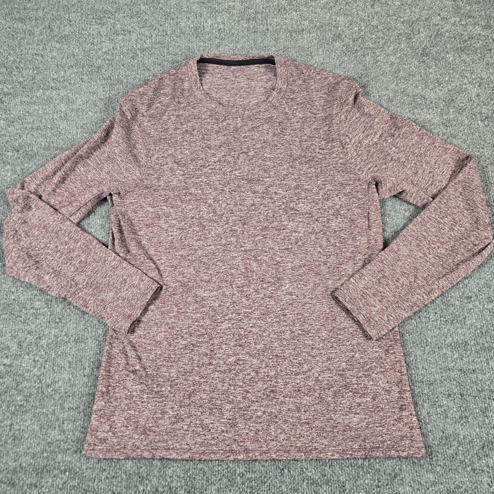 Lululemon Long Sleeve Swiftly Tech Heathered Purple womens Medium Running (T9)